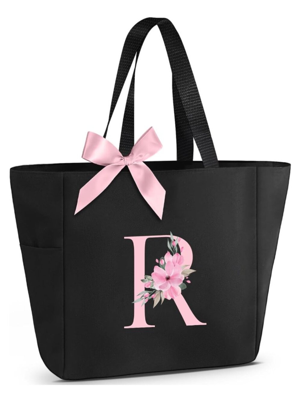 Vavabox Waterproof Tote Bag with Zipper and Compartments for Bridesmaid Gifts